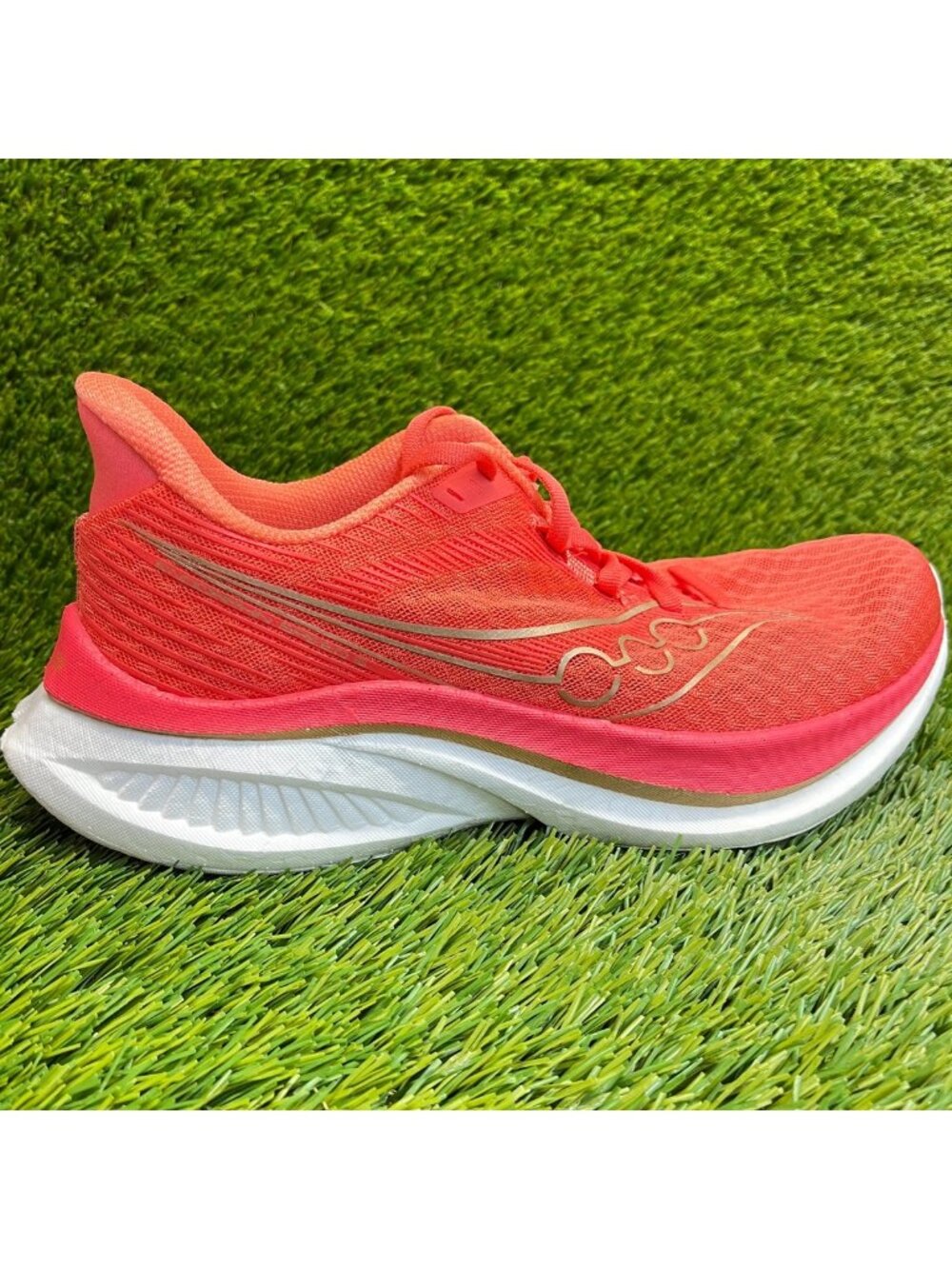 Saucony Endorphin Speed 5 Womens Size 10.5 Orange White Running Shoes Sneakers